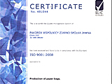 certyfikat jakości ISO